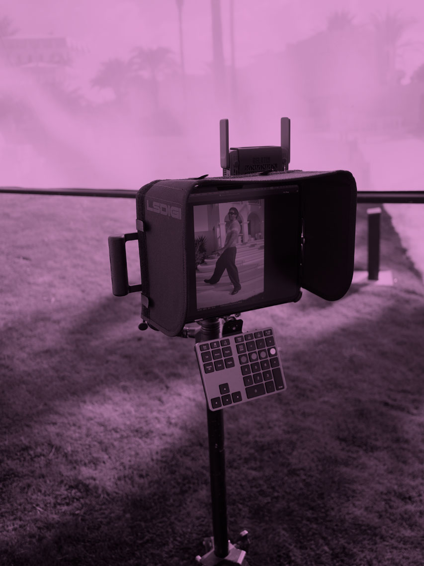 Remote iPad with editing keyboard