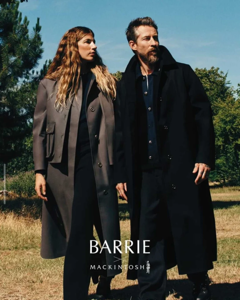 Barrie x Mackintosh fashion campaign, photographed by Edd Hoarder, digital capture by RUNdgtl